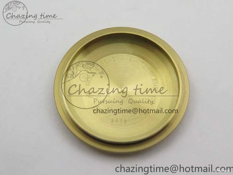 Black 40mm YG 228239 904 Version YG Bracelet Dial Markers BP A2836 Stick New Day-Date Dial on President 0420